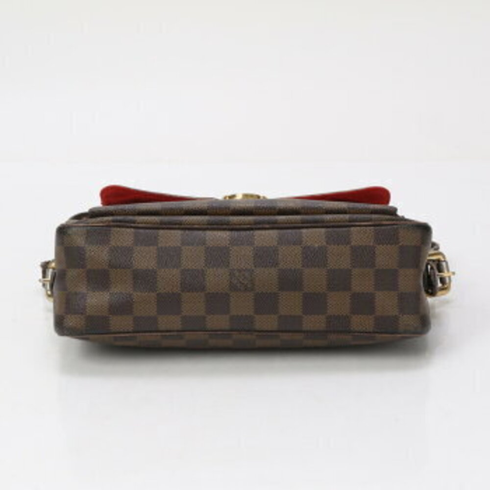 Louis Vuitton Damier Ebene Ravello Leather Shoulder Bag Crossbody Hand Tote - Picture 7 of 14
